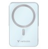 Verbatim Charge 'n' Go Magnetic Wireless Power Bank with stand - 10000 mAh Blue