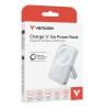 Verbatim Charge 'n' Go Magnetic Wireless Power Bank with stand - 10000 mAh Blue
