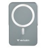 Verbatim Charge 'n' Go Magnetic Wireless Power Bank with stand - 10000 mAh Grey