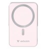 Verbatim Charge 'n' Go Magnetic Wireless Power Bank with stand - 10000 mAh Pink