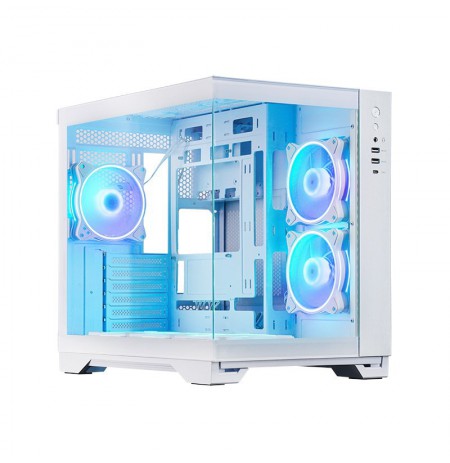 Chieftec GM-30W-TG-OP computer case Cube White