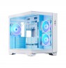 Chieftec GM-30W-TG-OP computer case Cube White