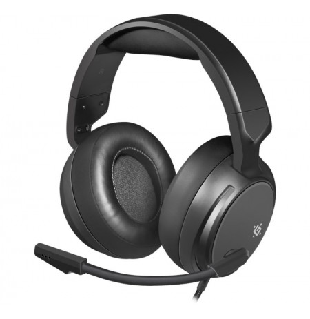 Ausinės su mikrofonu Defender SHADOW Gaming Soft Touch 4 pin + adapter 2x mini jack+ GRA
