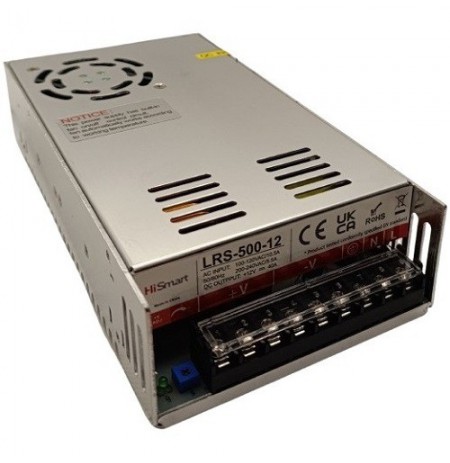 Maitinimo šaltinis 12V, 40A, 500W