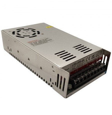 Maitinimo šaltinis 24V, 20A, 500W