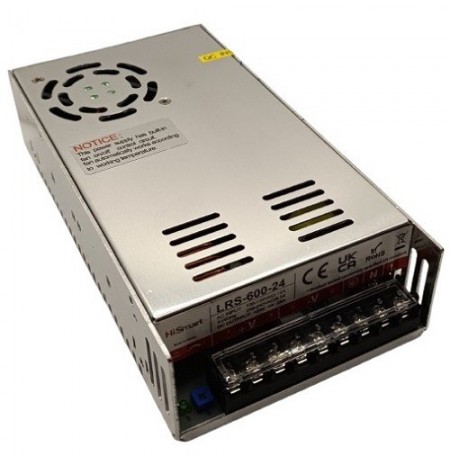 Maitinimo šaltinis 24V, 25A, 600W