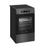 Whirlpool Cooker | W5I8LCSTA | Hob type Induction | Oven type Electric | Anthracite | Width 50 cm | Depth 60 cm | 60 L