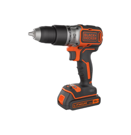 Black&Decker Hammer Drill BL188K-QW 18V BL 1Batt 400mA Kitbox | BLACK & DECKER