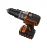 Black&Decker Hammer Drill BL188K-QW 18V BL 1Batt 400mA Kitbox | BLACK & DECKER
