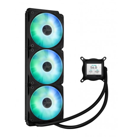 ASUS Prime LC 360 ARGB LCD Processor All-in-one liquid cooler 12 cm Black