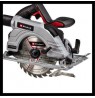 Einhell 4331210 portable circular saw 19 cm Black, Red 3800 RPM