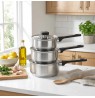 Salter BW14627 Expert  3 Piece (16/18/20cm)  Pan Set