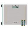 Salter 9113 GFEU12  Compact Glass Analyser Bathroom Scales, Grey