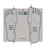 Salter 9113 GFEU12  Compact Glass Analyser Bathroom Scales, Grey