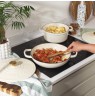 Salter BW13772C Chester 2.8L Shallow Cast Iron Casserole Pot 30 cm, Cream