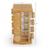 Salter BW127771 Bamboo Rotating Spice Rack