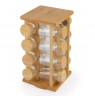 Salter BW127771 Bamboo Rotating Spice Rack