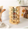 Salter BW127771 Bamboo Rotating Spice Rack