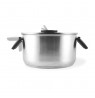 Salter BW14354 Stack-In Stainless Steel 3 Piece (16/22/24 cm) Stockpot Set