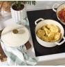 Salter BW13771C Chester 3.4L Cast Iron Casserole Pot 24 cm, Cream