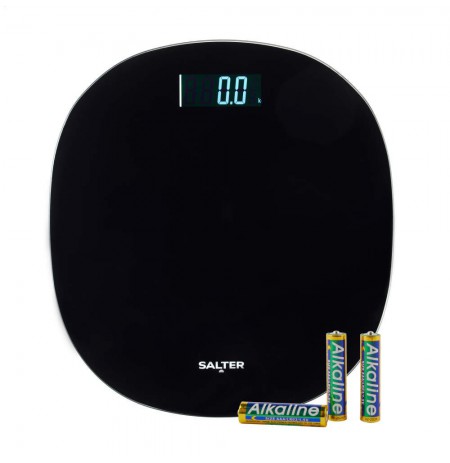 Salter SA00709BFEU12 Round Electronic Scale, Black