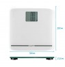 Salter 9075 WFEU12 Max Electronic Bathroom Scale, White