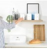 Salter BW14044EU7 Boston Bread Bin, Ice White