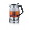 Severin WK 3479 electric kettle 1.7 L 3000 W Black, Stainless steel