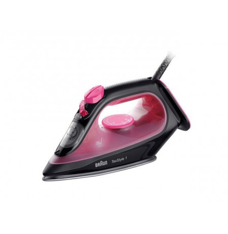 Braun TexStyle 1 Dry & Steam iron Ceramic soleplate 2000 W Black, Purple