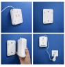 Qoltec 52654 2in1 natural gas and carbon monoxide (CO) leak detector | CH4 | CO | NG | Tuya | Wi-Fi | 85dB alarm | LED