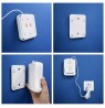 Qoltec 52651 Natural Gas Leak Sensor | CH4 detector | NG | Tuya | Wi-Fi | 85dB alarm | LED