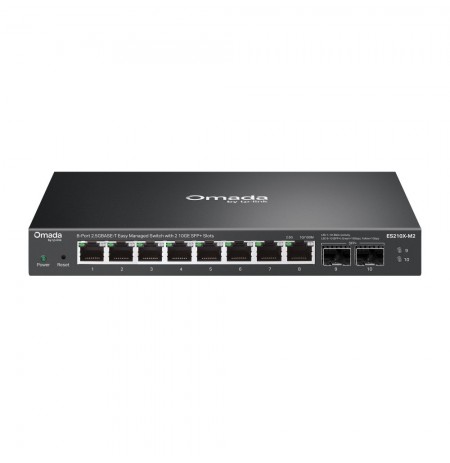 TP-LINK Omada 8-Port 2.5GBASE-T Easy Managed Switch with 2 10GE SFP+ Slots