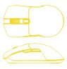 HATOR Pulsar 3 Wireless, white - Optical Yellow 100M Switches PixArt PMW 3311 (HTM631)