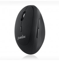 Perixx PERIMICE 719L Wireless Mouse Optical Vertical Vertical Clickless Black Silent for Left-Handed