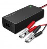 Qoltec 52665 Automatic charger for AGM GEL STD batteries | 24V charger | 2A | 48W | LED | 1.8m cable