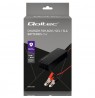 Qoltec 52665 Automatic charger for AGM GEL STD batteries | 24V charger | 2A | 48W | LED | 1.8m cable