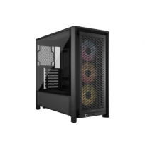 Corsair PC Case | Frame 4000D RS ARGB Modular | Mid-Tower | Black