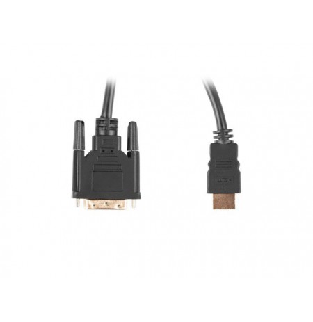 Cable Lanberg CA-HDDV-20CU-0030-BK (HDMI M - DVI-D (24+1) M, 3m, black color)