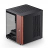 PC Case Jonsbo TK-0, Mini-Tower, Mini-ITX, Tempered Glass, Wood - black