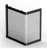 PC Case Jonsbo TK-0, Mini-Tower, Mini-ITX, Tempered Glass, Wood - black