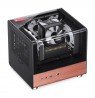 PC Case Jonsbo TK-0, Mini-Tower, Mini-ITX, Tempered Glass, Wood - black