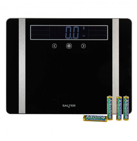 Salter SA00576FEU12 Extra Wide Analyser Scale, Black