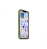Apple iPhone 17e Silicone Case with MagSafe – Light Moss | Apple