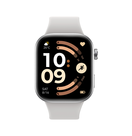 Xiaomi REDMI Watch 6 | Smart watch | GPS (satellite) | AMOLED | 2.07" | Waterproof | Silver Gray