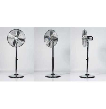 FLOOR FAN 40cm CHROME