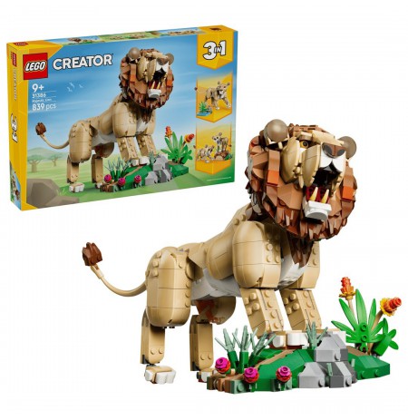 LEGO CREATOR 3 IN 1 31386 Wild Animals: Majestic Lion