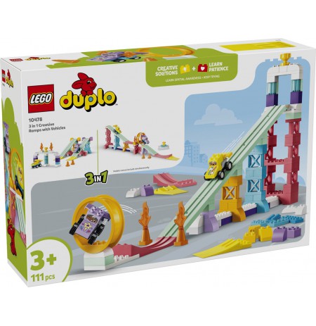 LEGO DUPLO 10478 3 in 1 Creative Ramps with Vehicles