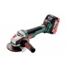 METABO WVB 18 LTX BL 15-125 QUICK 125mm Angle Grinder 2x5.5Ah LiHD METABOX