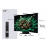 TCL 50C7K TV 127 cm (50") 4K Ultra HD Smart TV Wi-Fi Metallic 2000 cd/m²