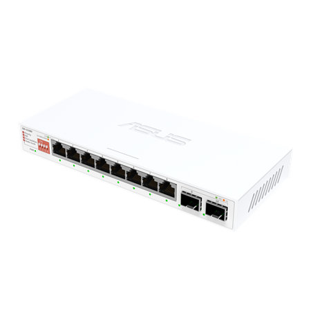 Asus | QG-U1080 | 8-Port 2.5G and 2-Port 10G SFP+ Switch | Unmanaged | Desktop | SFP+ ports quantity 2 x 10G SFP+ ports